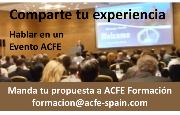 Quieres ser Orador en Evento ACFE